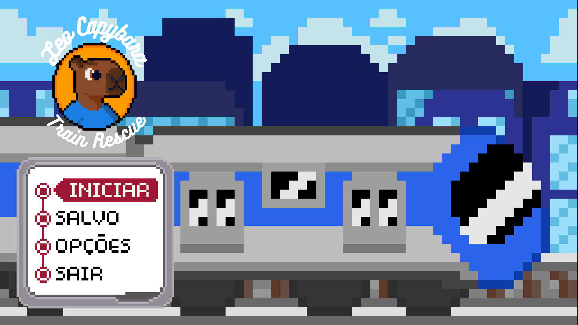 Leo Capybara - Tela de título